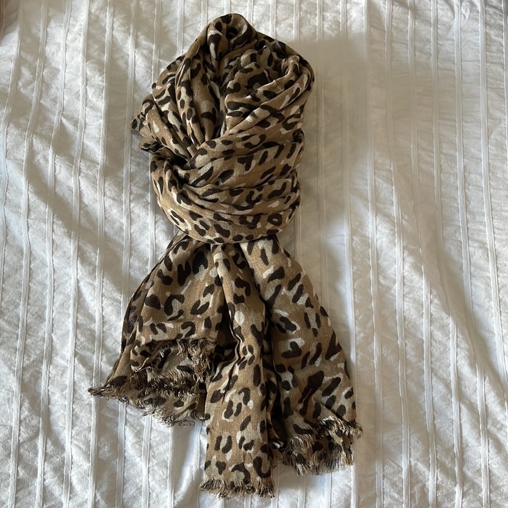 LOFT animal print scarf